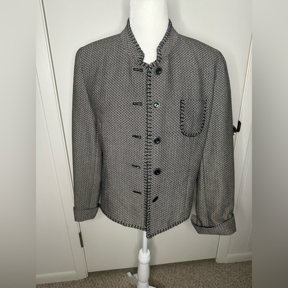Christopher & Banks Jacket with Mandarin Collar size S - Picture 1 of 7